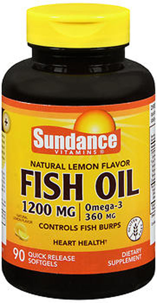 FISH OIL SGEL LEMON FLAVOR 1200 MG 90 SUND