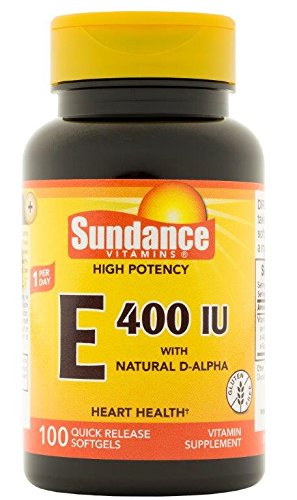 VITAMIN E W/DL-ALPHA SOFTGEL 400 IU 100 SUNDA
