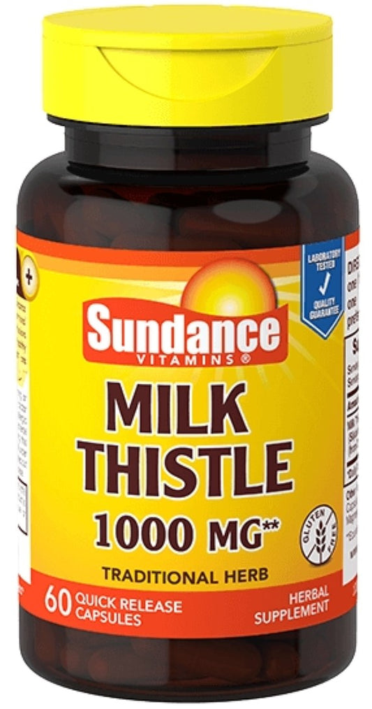 MILK THISTLE EXTRACT 1000MG CAP 60 SUNDANCE