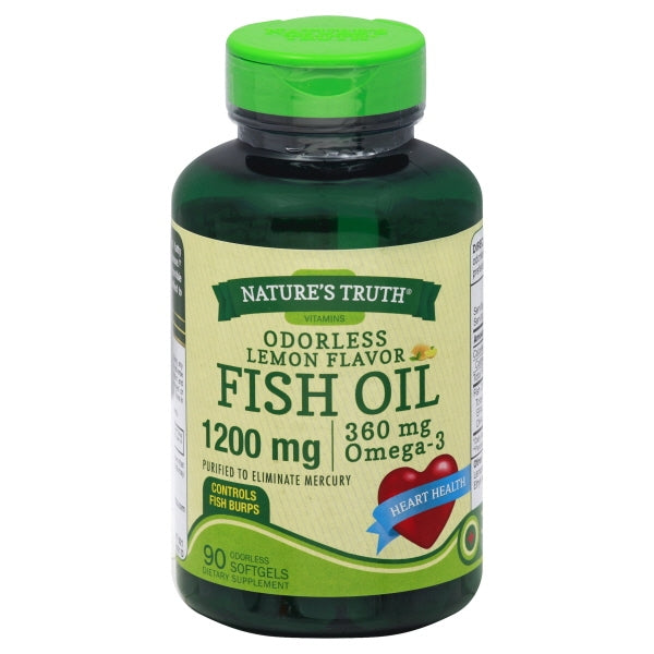 FISH OIL SOFTGEL EC ODORLESS 12OO MG 90 NT