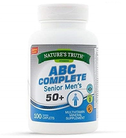 ABC COMPLETE MENS SENIOR 50+ MULTI TAB 100 NT