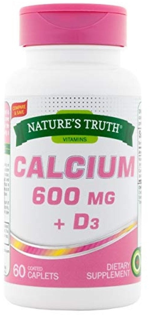 CALCIUM 600 MG + D3 TAB 60 NT