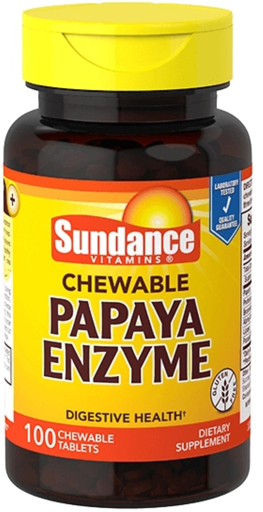 PAPAYA SUPREME ENZYME CHEW TAB 100 SUNDANCE