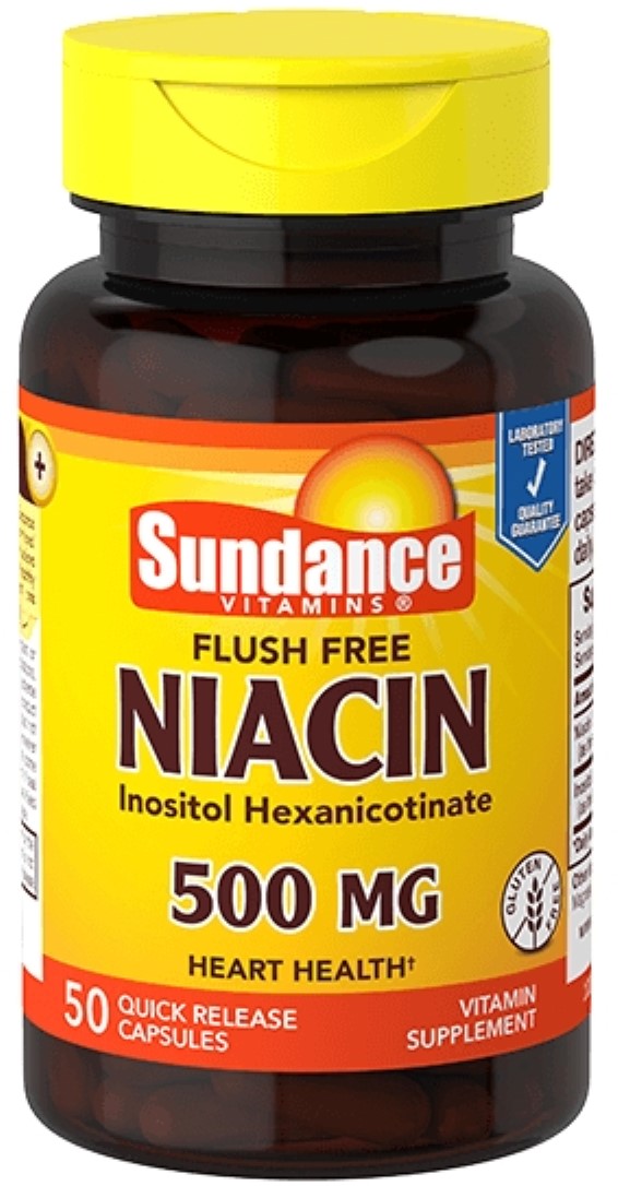 NIACIN FLUSH FREE CAP 500 MG 50 SUNDANCE