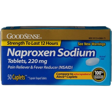 GS NAPROXEN SODIUM CAPLET 220 MG 50