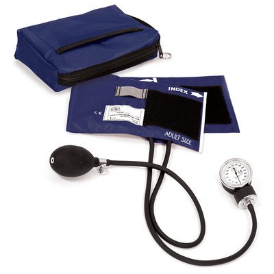 BP KIT MANUAL ANEROID NYLON ADULT NAVY