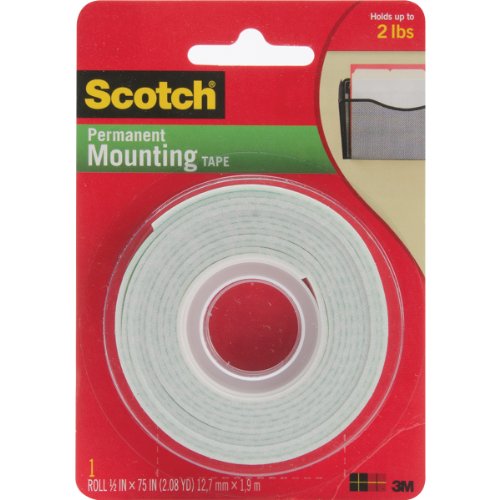 SCOTCH TAPE MOUNTING 1/2 X 75" #110
