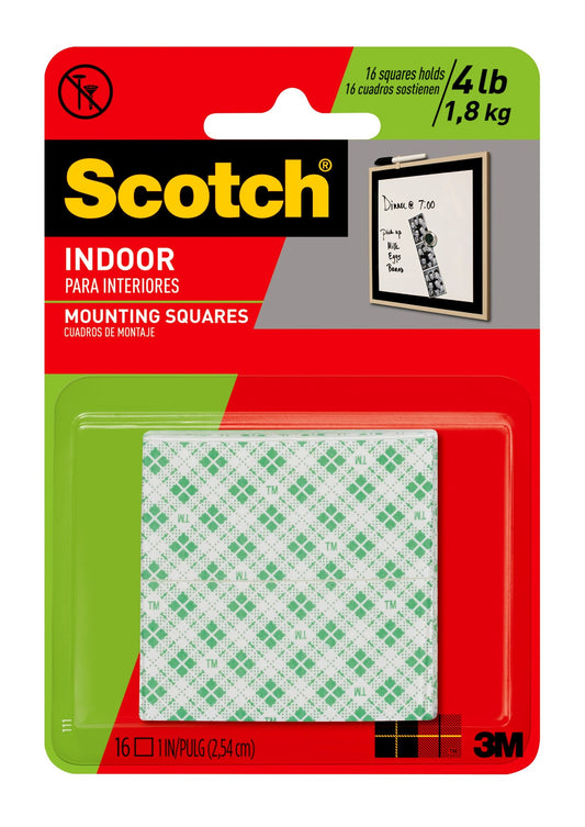 SCOTCH TAPE MOUNTING SQUARE H/DUTY #111