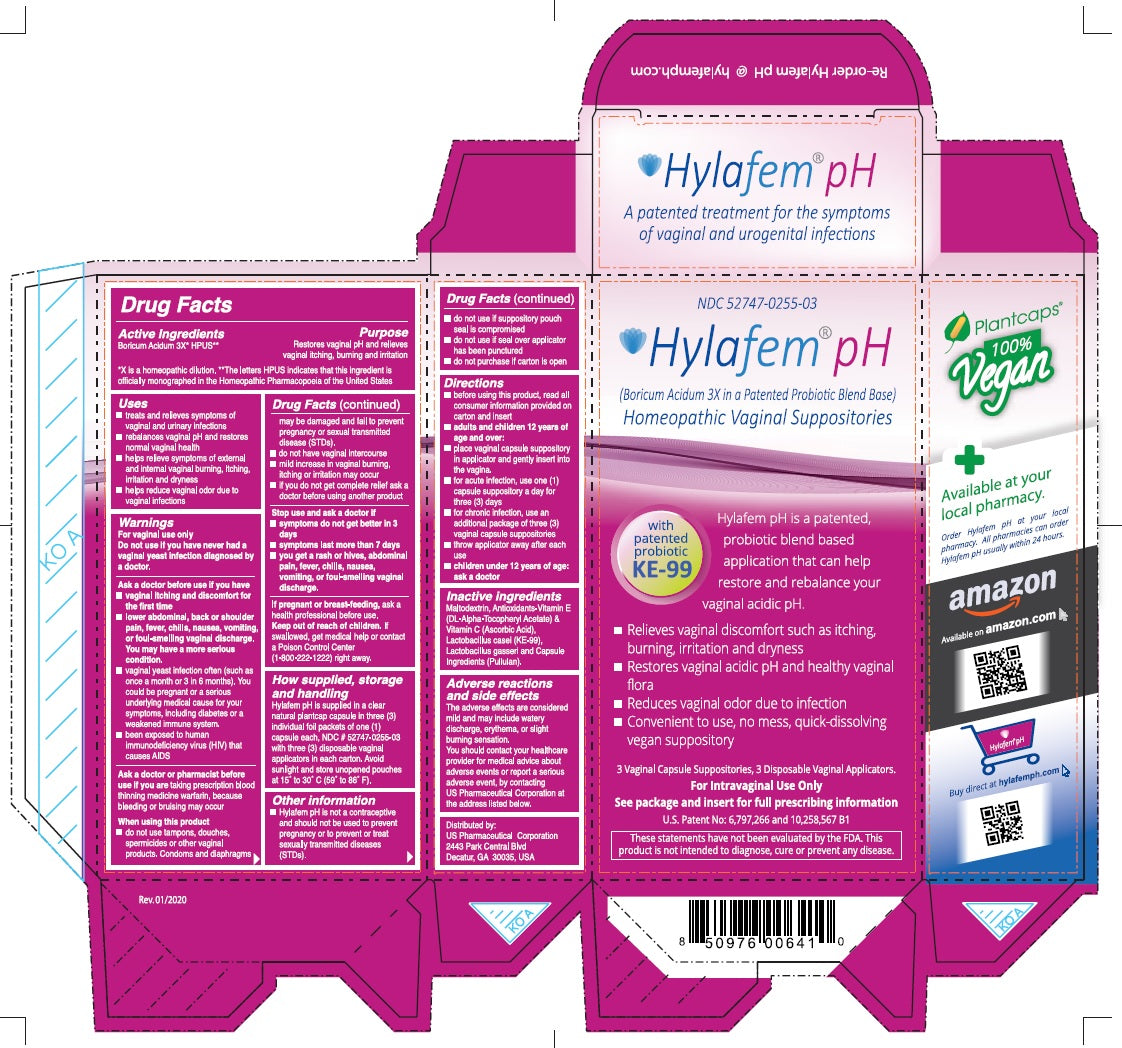 HYLAFEM (PH) VAGINAL SUPPOSITORY CTN/3