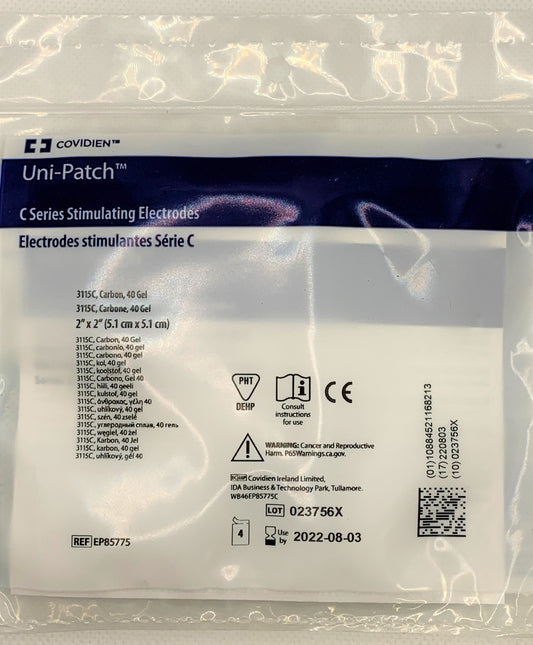 TENS ELECTRODES UNI-PATCH CLOTH SQ 2" PK/4