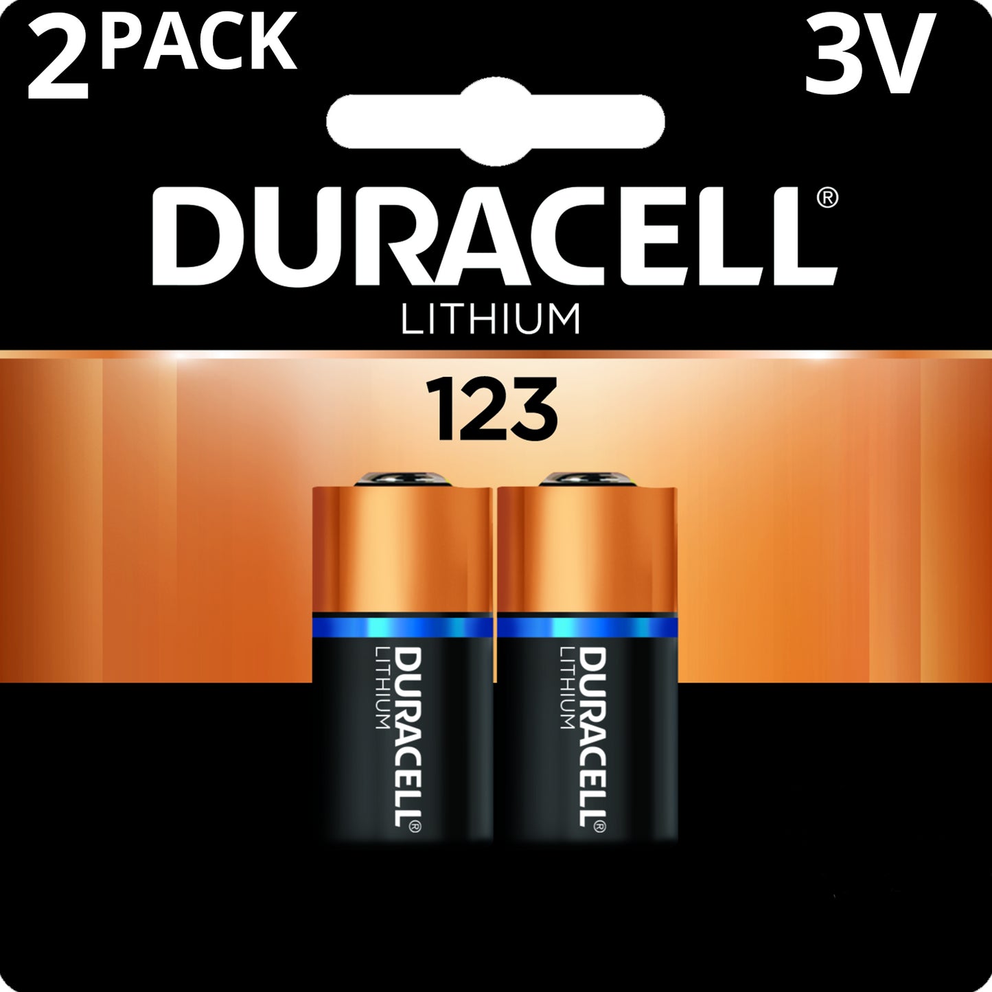 DURACELL BATT 3V LITHIUM 2PKPHOTO #DL123AB2PK