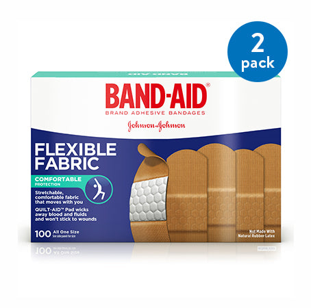 BAND AID FLEX FABRIC 1 X 3" (100)