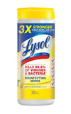 LYSOL SANITIZING WIPES LEMON/LIME CITRUS 35
