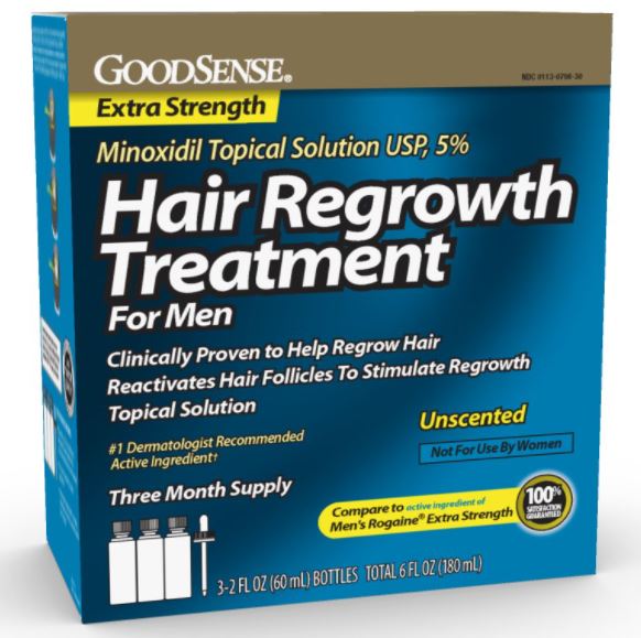 GS MINOXIDIL TOP SOL MEN 5% 60 ML PK/3