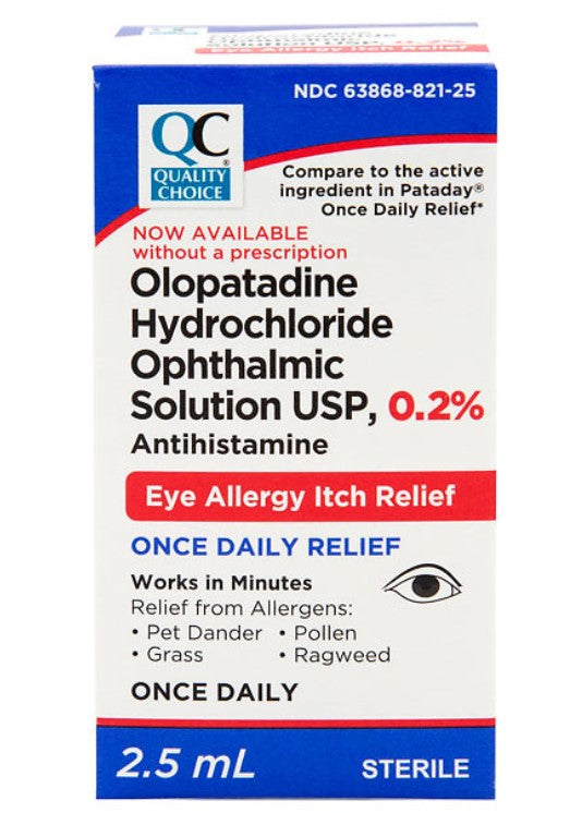 QC OLOPATADINE ONCE DAILY 0.2% 2.5 ML