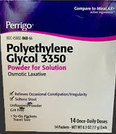 POLYETHYLENE GLYCOL 3350 14 X 17 GM PADAGIS