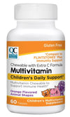 QC CHILDRENS MULTIVITAMIN W/EXTRA C CHEW 60