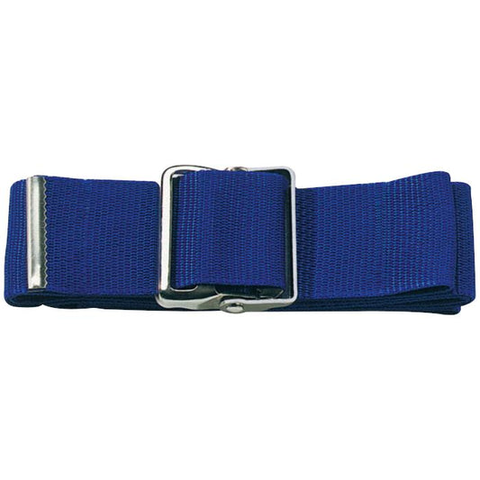 GAIT BELT METAL BUCKLE BLUE
