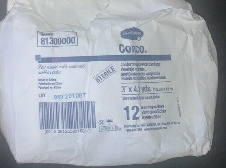 CONCO CONFORMING BANDAGE ST 3" X 4.1' (12)