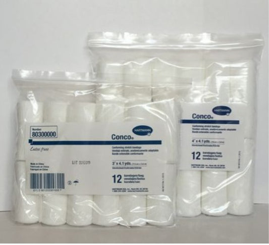 CONCO CONFORMING BANDAGE NS 4" X 4.1' (12)