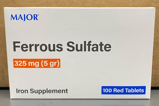 FERROUS SULFATE TAB 325 MG (5GR) 100 U/D MAJO