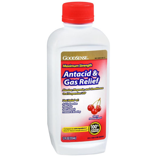 GS ANTACID ANTIGAS ADV MAX STR CHERRY 12 OZ