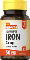 FERROUS SULFATE IRON SR TAB 45 MG 50 SUNDANCE