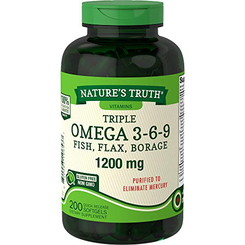 TRIPLE OMEGA FISH/FLAX/BORAGE SOFTGEL 200 NT