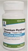 QC CHROMIUM PICOLINATE TAB 200 MCG 100