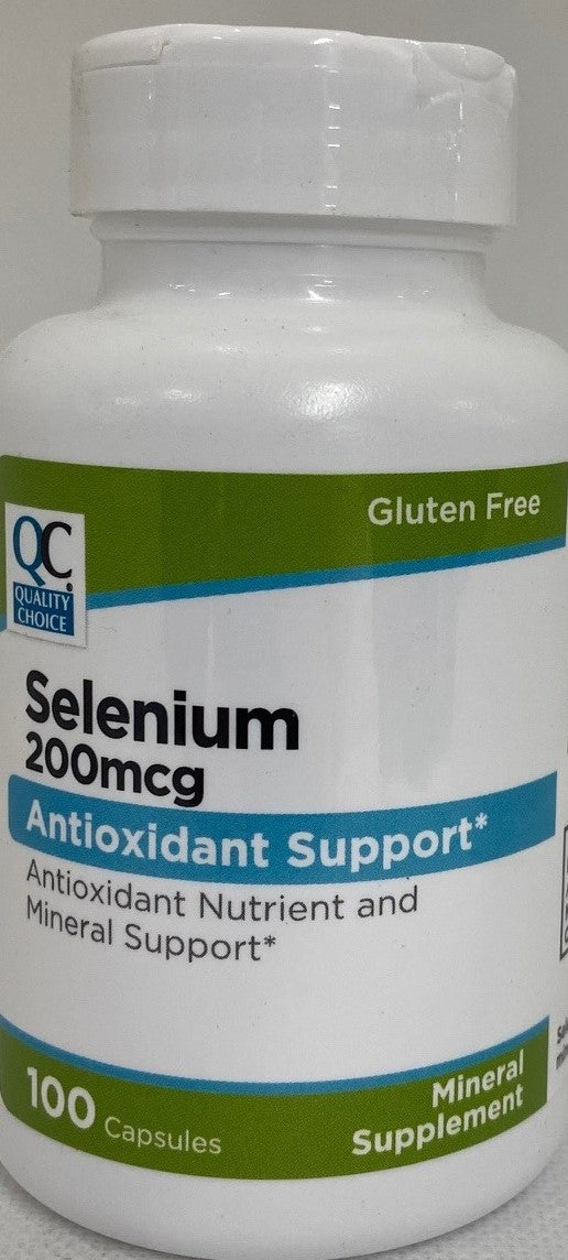 QC SELENIUM CAP 200 MCG 100