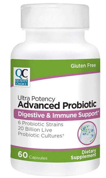 QC ADVANCED PROBIOTIC CAP 60