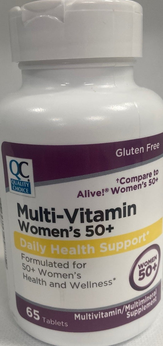 QC MULTI-VITE WOMENS 50+ TAB 65