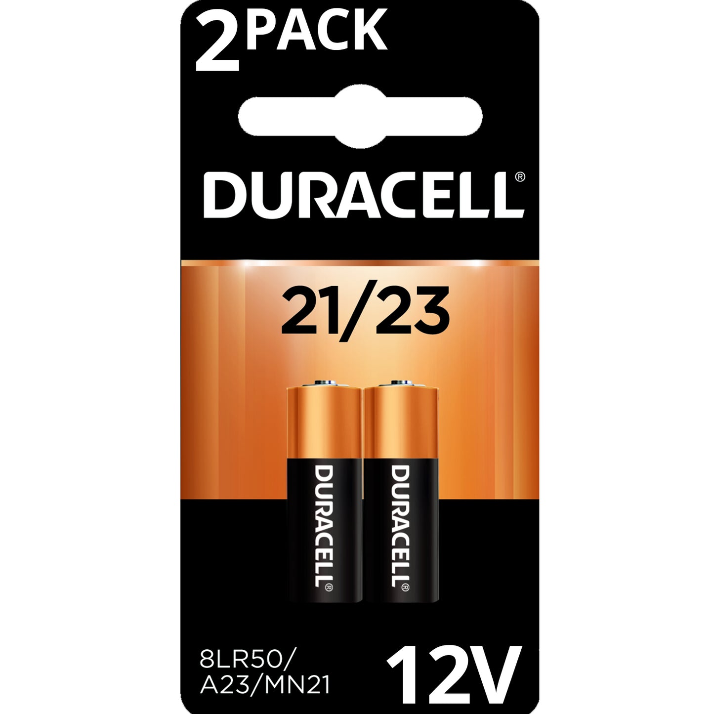 DURACELL BATTERY 12 VOLT 21/23 (2)#MN21B2PK09