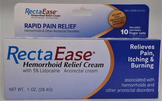 LIDOCAINE(RECTASMOOTH) 5% CREAM 28.4 GM TRIFE