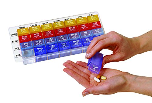 PILL REMINDER WEEKLY 28 COMP MEDCONTROL TRAY