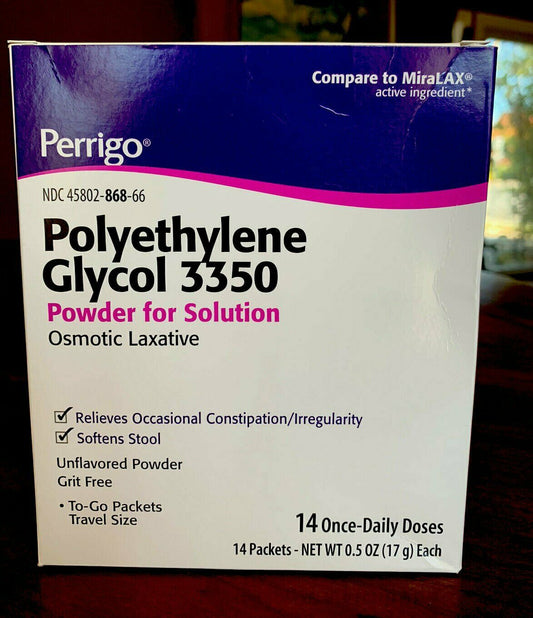 POLYETHYLENE GLYCOL PWD 17 GM 14 UD PADAGIS