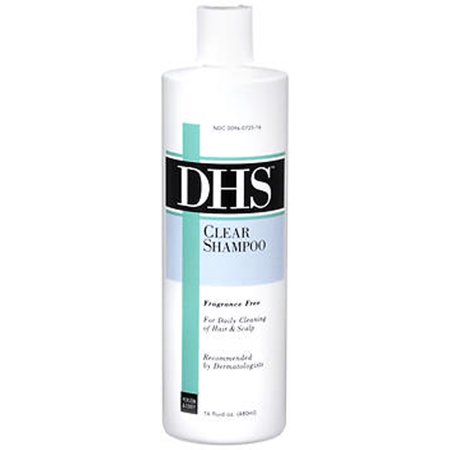 DHS CLEAR SHAMPOO FRAGRANCE FREE 16 OZ