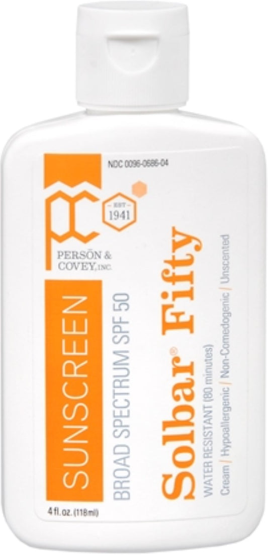 SOLBAR PF CREAM SUNSCREEN SPF 50 4 OZ