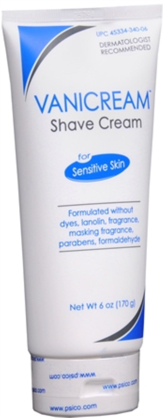VANICREAM SHAVE CREAM TUBE 6 OZ