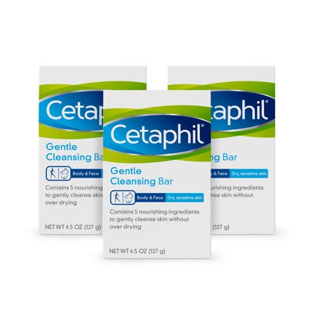 CETAPHIL GENTLE CLEANSING BAR 4.5 OZ 3 PK
