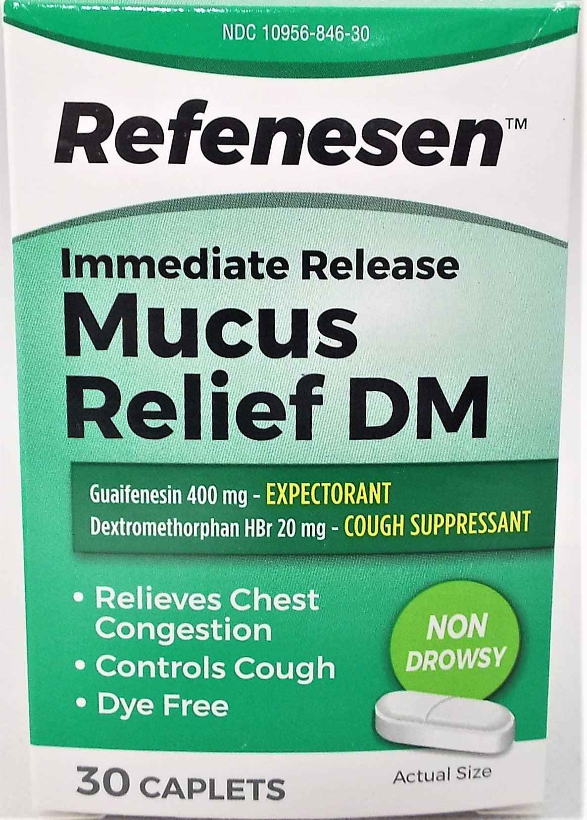 REFENESEN DM CHEST CONGESTN RLF 400MG CAPL 30