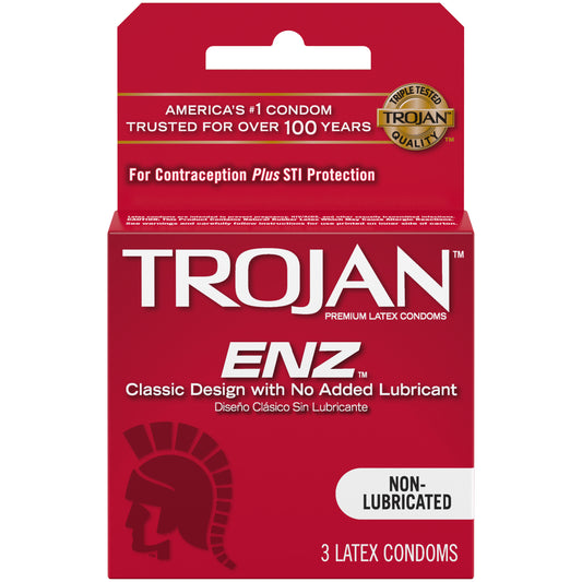 TROJAN REGULAR FOIL NON LUBRICATED 3