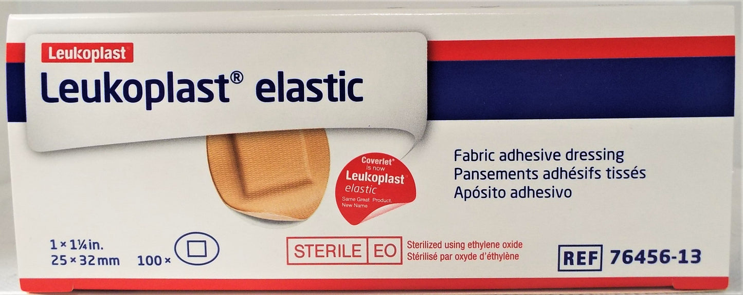 LEUKOPLAST BANDAGE ADH SPOTS OVAL 1.25" BX100