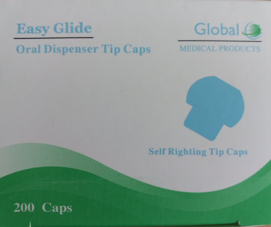 EASYGLIDE ORAL SYRINGE TIP CAP BX/200