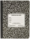 COMPOSITION BOOK MARBLE 100 SHEET
