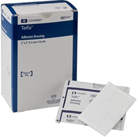 TELFA OUCHLESS ADH DRESSING ST 2 X 3" (100)