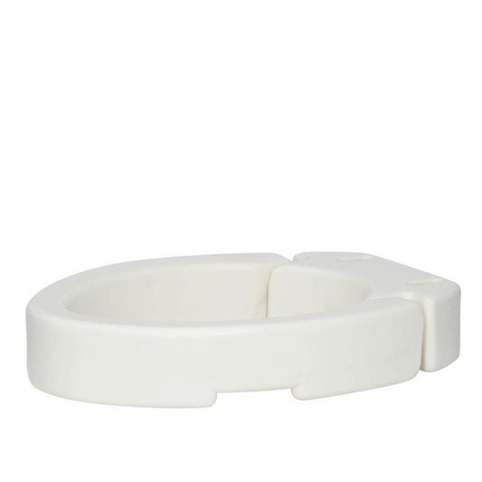 TOILET SEAT RAISED HINGED ELONGATED CAREX