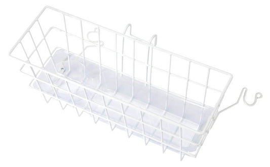 WALKER BASKET WIRE SNAP ON WHITE