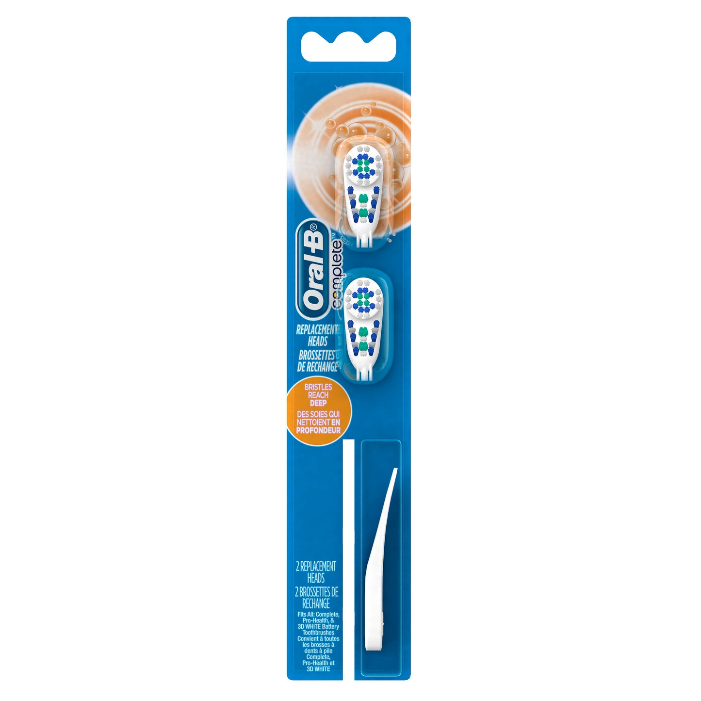 ORAL B CROSSACTION POWER REFILL SOFT 2PK