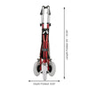 WALKER 3 WH HAND BRAKE TRAVEL 250 LB RED